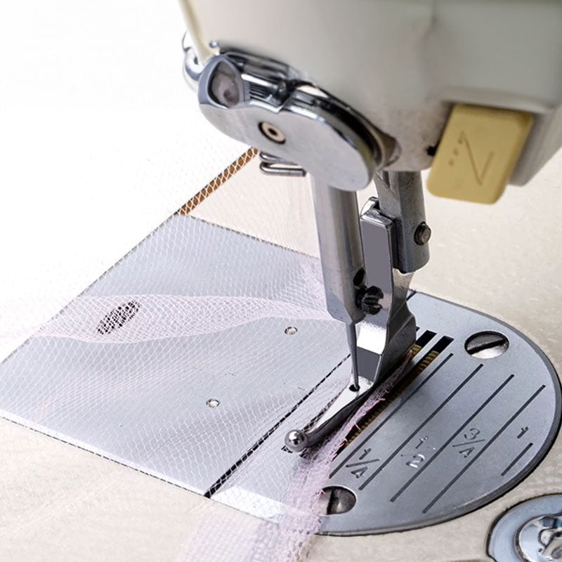 P369. Wedding dress fashion fabric. Bead-free fixed presser foot. - Korvel