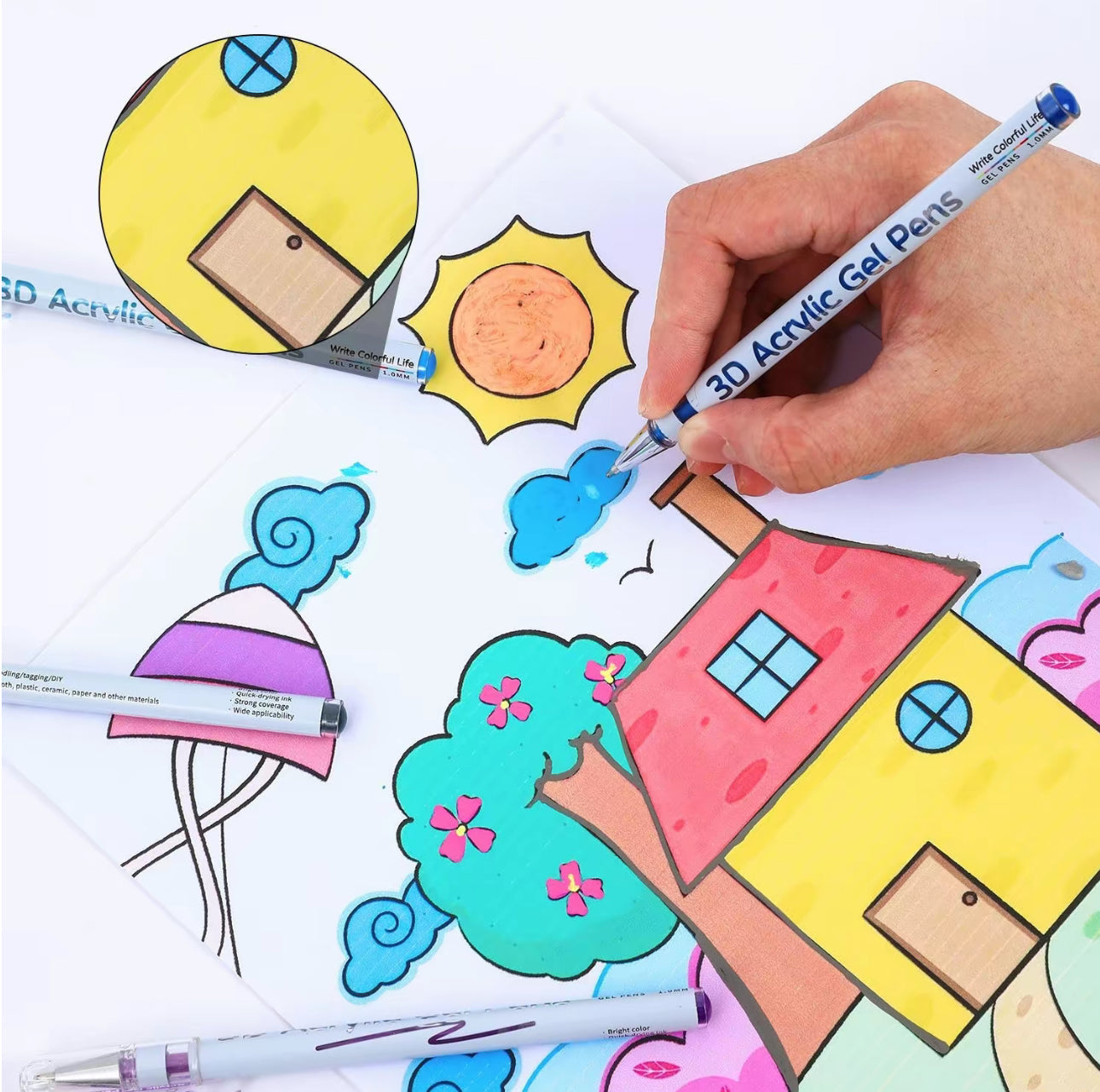 GlowLine 3D Acrylic Gel Pen - Korvel