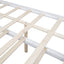 Full Size Platform Bed with Storage LED Headboard  Twin Size Trundle and 3 Drawers White - Korvel