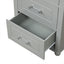 Tall Bathroom Storage Cabinet, Freestanding Storage Cabinet with Two Drawers and Adjustable Shelf, MDF Board , Grey - Korvel