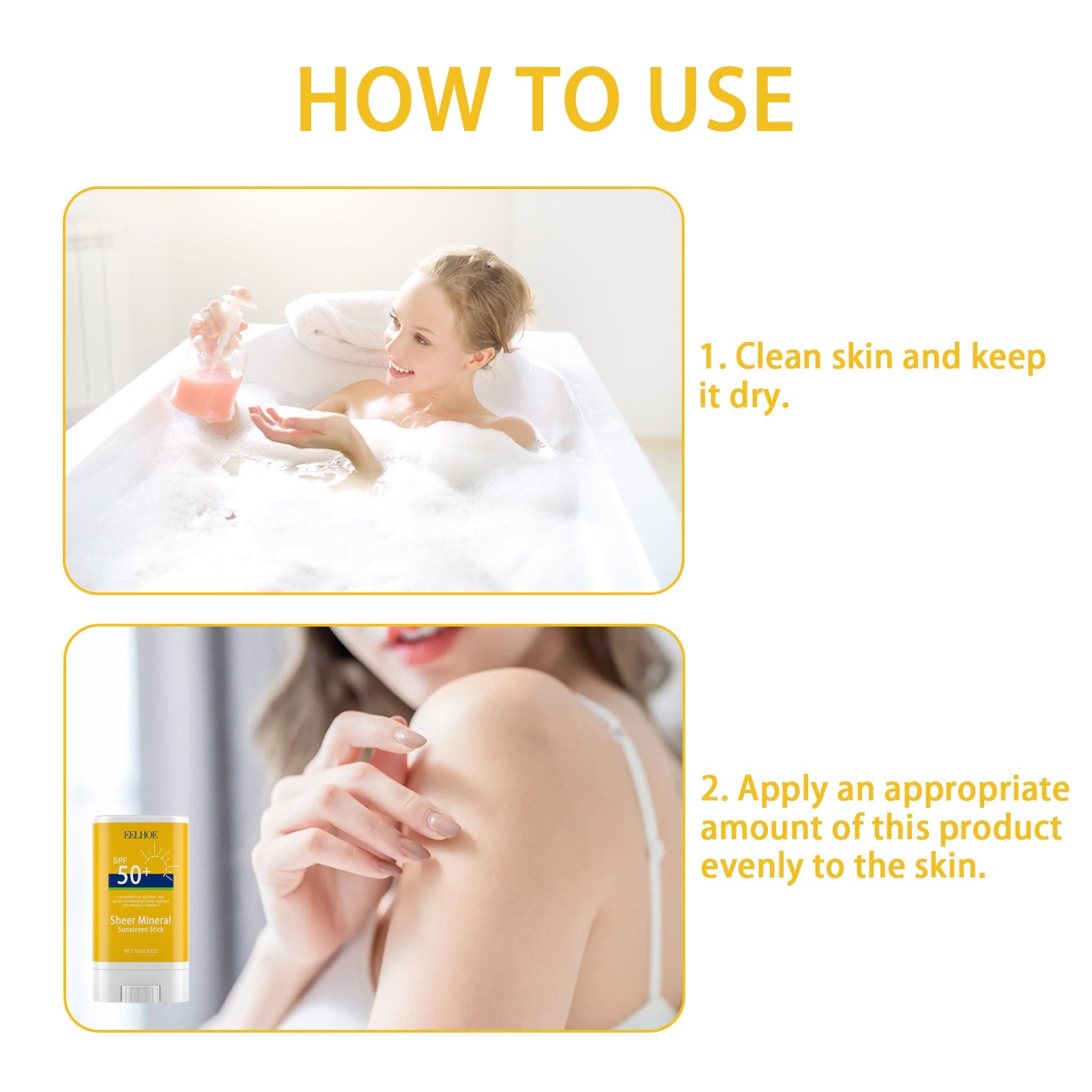 Beauty And Moisturizing Stick, UV Isolation Outdoor Protection Skin Whitening Fresh And Not Greasy - Korvel
