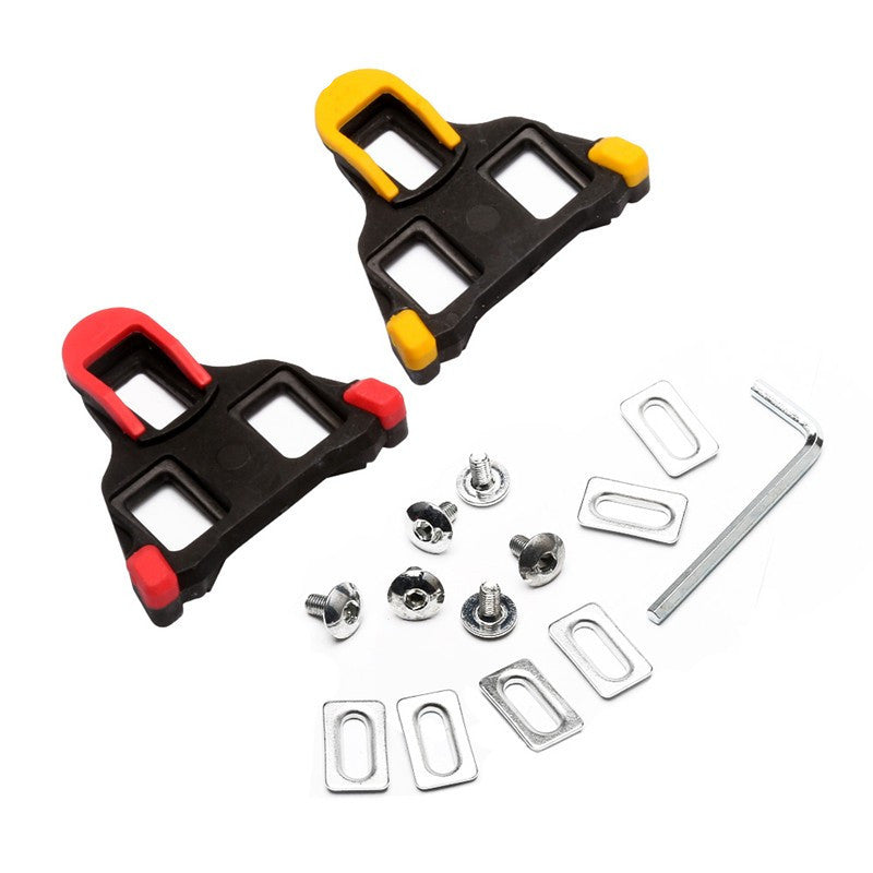 Bicycle Splint Set Special For Road Cycling Shoes|Riding Equipment Red And Yellow Optional Pedal 6 Degrees - Korvel
