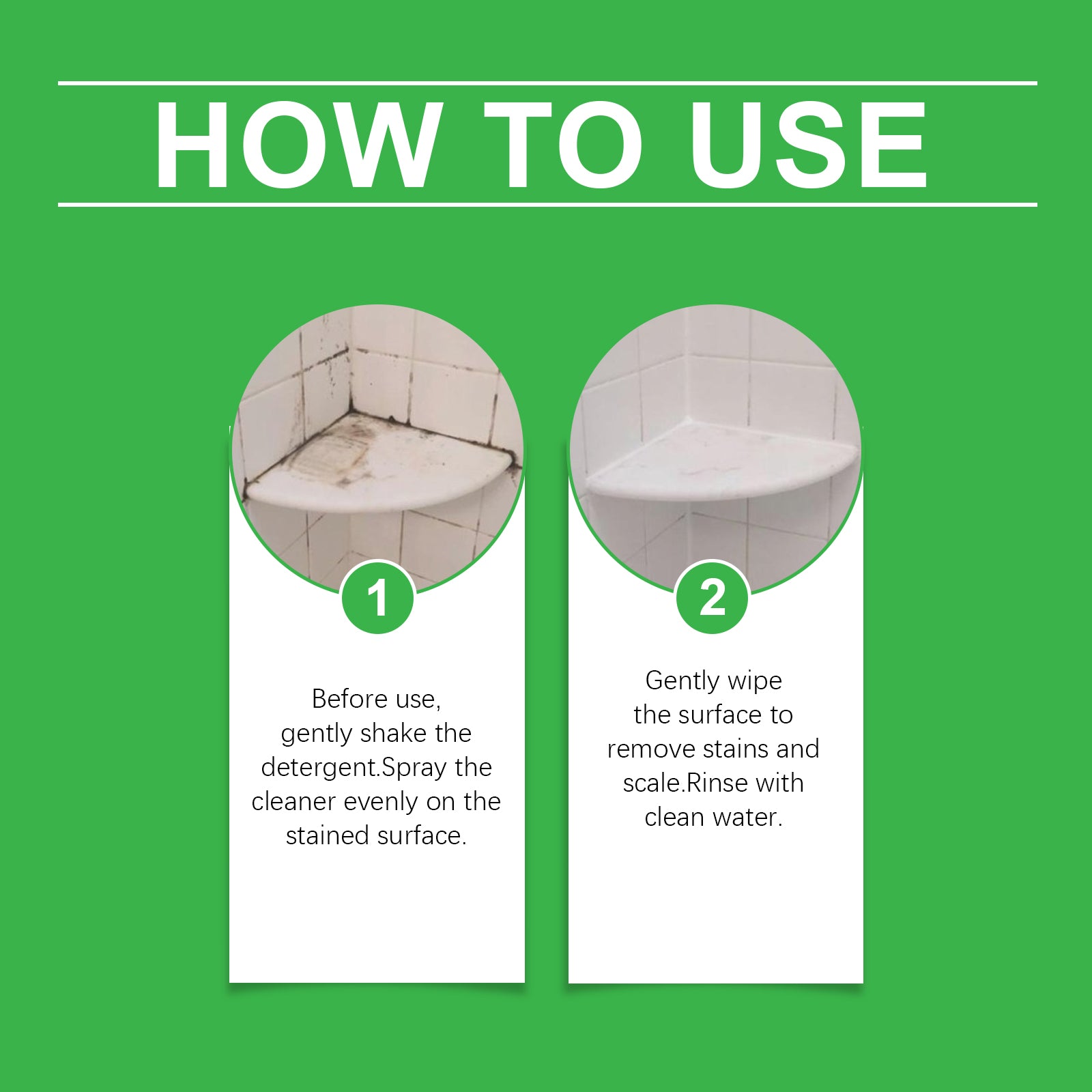 Bathroom Cleaner, Wash Bathtub Sink Toilet Toilet Tile Decontamination Cleaning Spray - Korvel