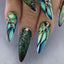 Mid-Length Almond Nail Art Patches for Stylish Looks