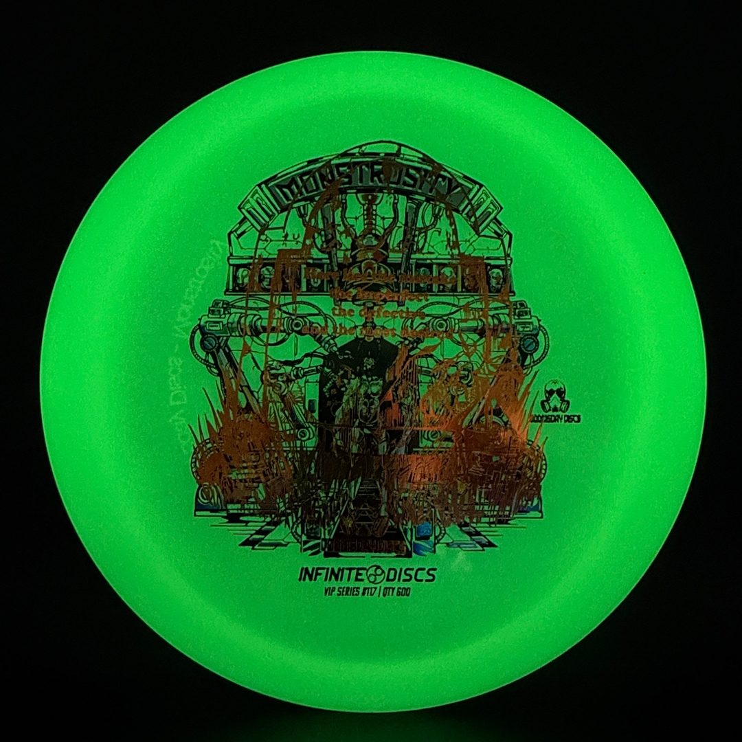Glow Monstrosity - VIP Series #117 - X-Out Disc Golf Disc