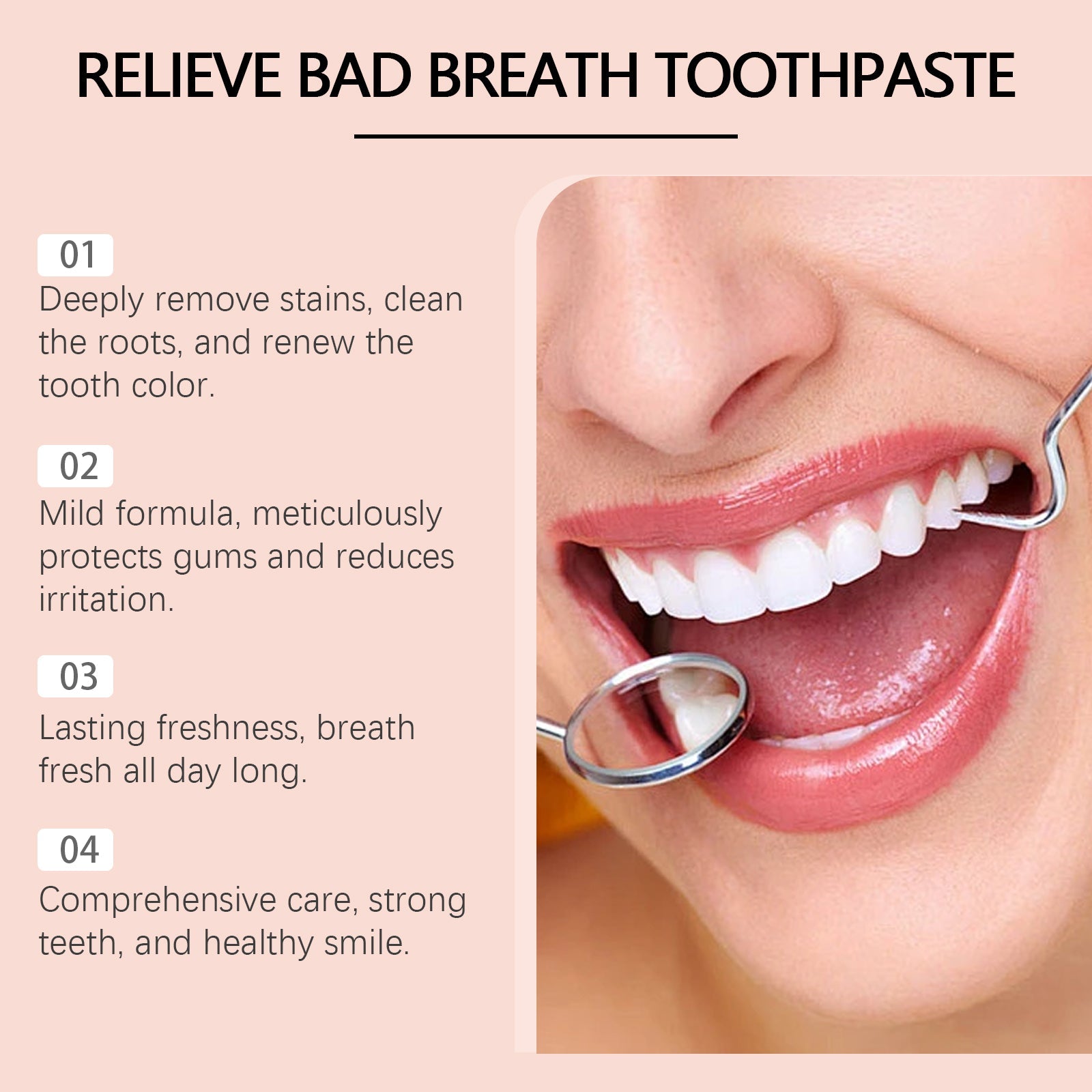 Clean Toothpaste Gentle Clean Care Teeth Bright Fresh Mint Oral Care Toothpaste - Korvel