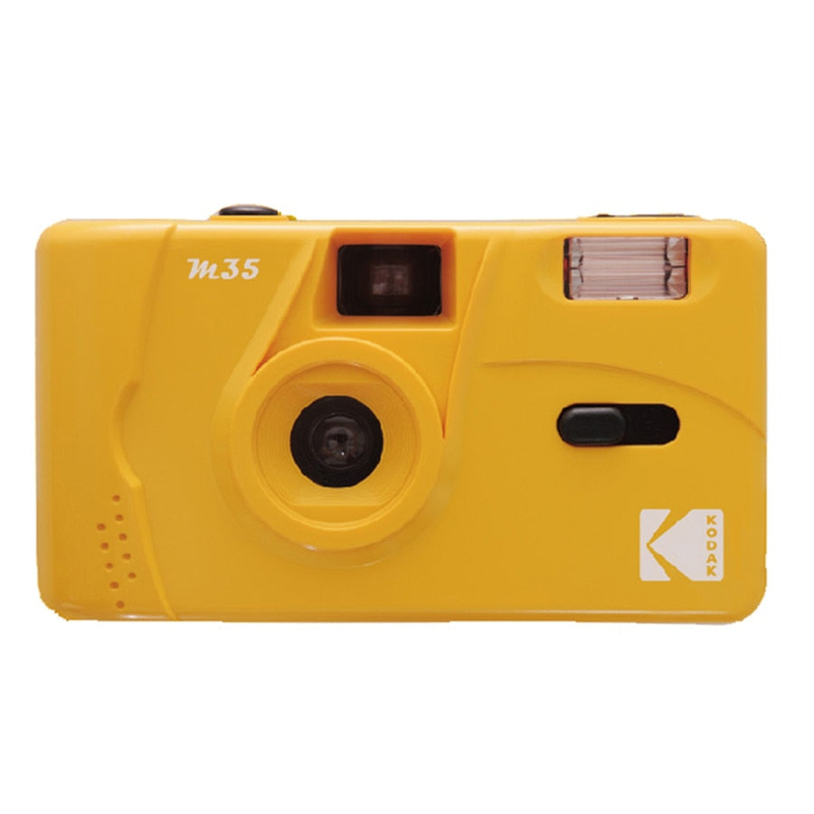 KODAK Vintage Retro M35 / M38 35mm Reusable Film Camera Sky Blue/ Yellow / Mint Green / Pink / Red / Cobalt Blue - Korvel