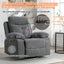 270 degree rotating electric lounge chair with Bluetooth speaker, LED light, telescopic foot pedal adjustable backrest DG - Korvel