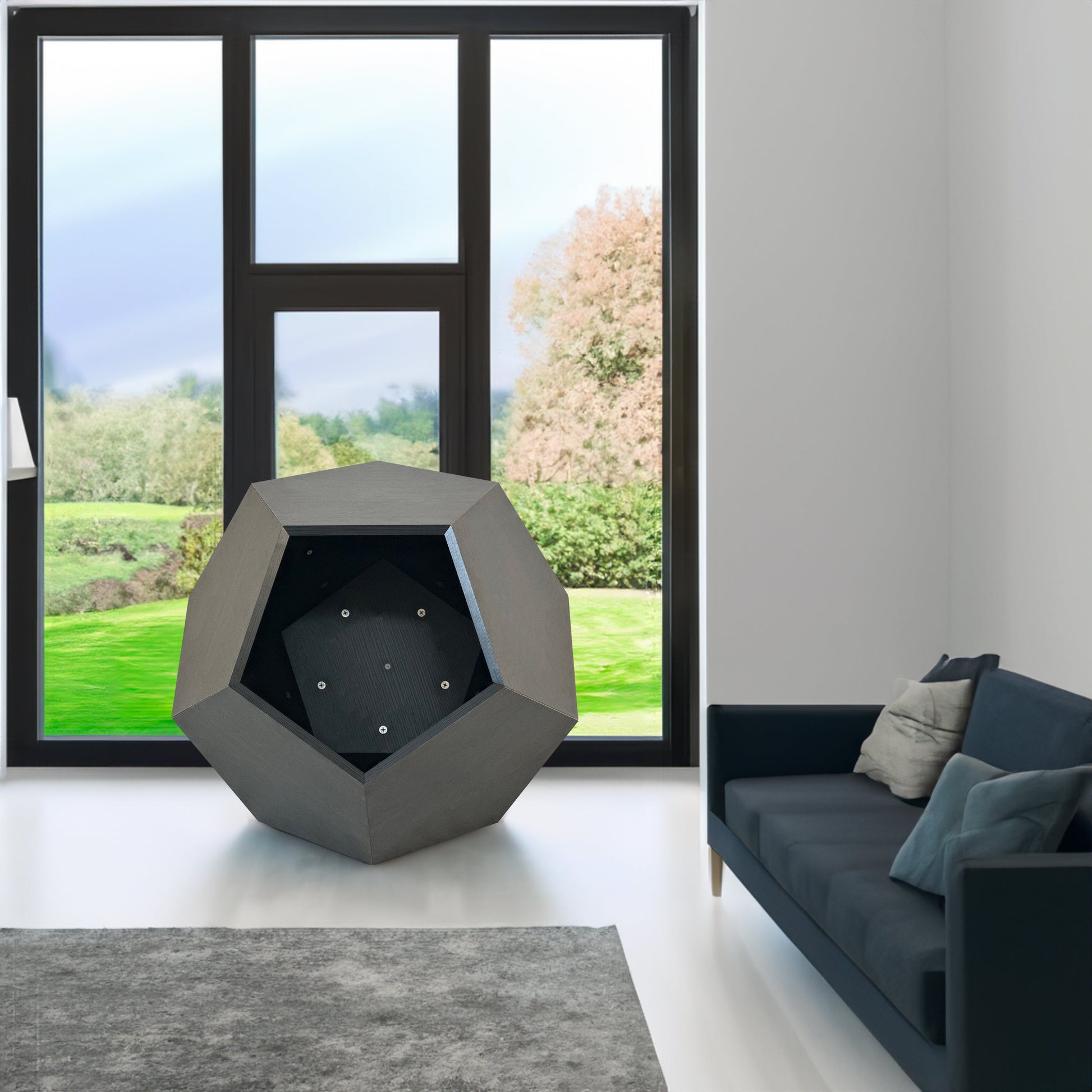 25.98'' Modern Pet Furniture Cat Litter, Sofa Side Table, Planter MDF Multifunctional Furniture, Burmese Sumac - Korvel