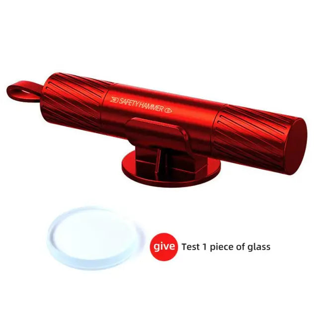 One Seco Window Breaker Seatbelt Cutter Car Gadgets Vehicle Escape Tool Safe Hammer Glass Breaker Life-Saving Emergency Artifact - Korvel