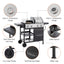 2+2 multifunctional gas barbecue grill and covered grill combination for outdoor cooking - barbecue, barbecue, pizza. - Korvel