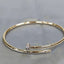 Precision Thick Plating Head and Tail Diamond Fashion Three-Circle Full Diamond Couple Bracelet - Korvel