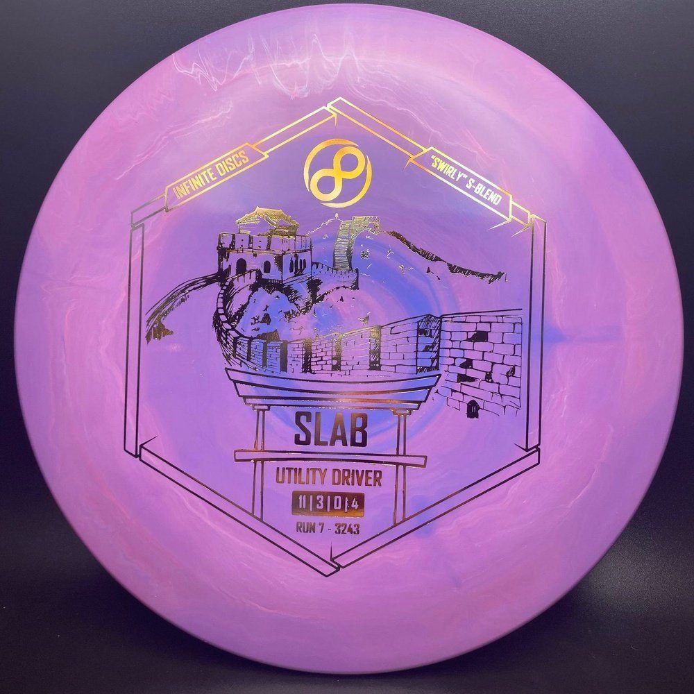 Swirly S-Blend Slab Disc Golf Driver