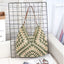 Hollow out straw woven bag woven belt armpit bag - Korvel