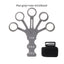 Silicone 5-finger finger trainer, wrist tension device, shooting corrector, basketball shooting training assistance grip strengt - Korvel