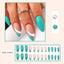 Mid-Length Almond Nail Art Patches for Stylish Looks