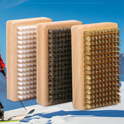 Ski Brush Snowboard Tool Ski Wax Brush Ski Brushes Snowboarding Ski Waxing Brush Kit Snowboard Accessories Snowboards Brush Soft - Korvel