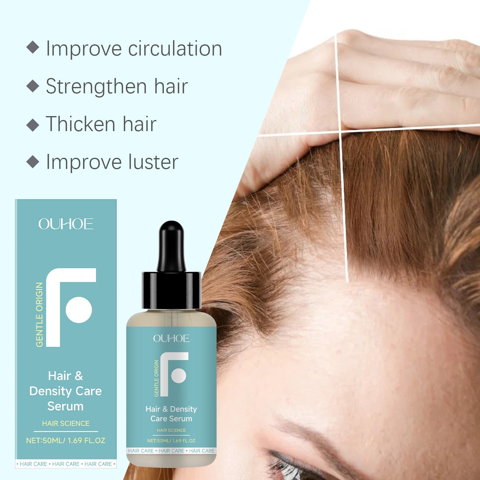 Hair Care Essence, Nourishing Scalp, Hydrating, Soft, Strong And Fragrant Hair Care Essential Oil - Korvel