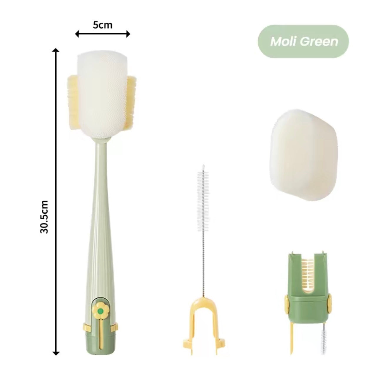 Brosse 5-en-1 CleanMate pour un nettoyage sans effort