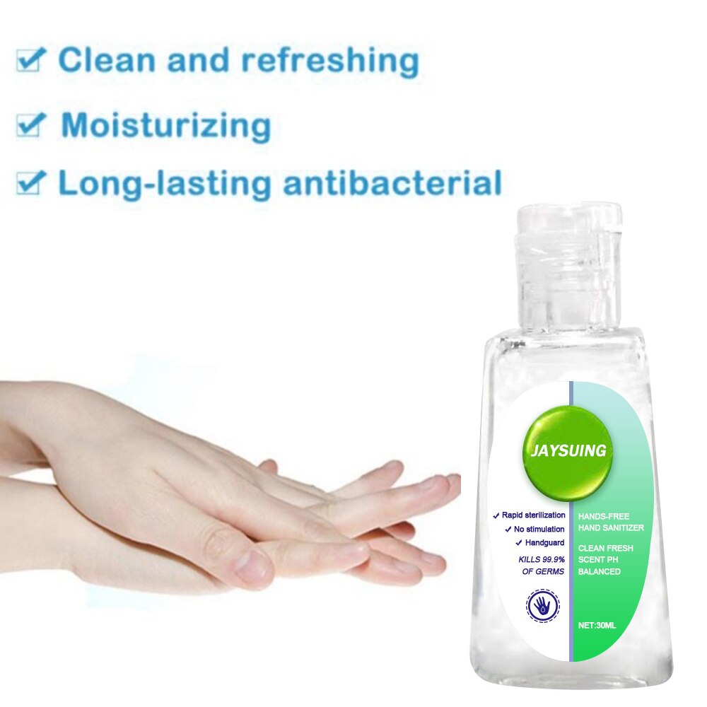30-60ml Travel Portable Mini Hand Sanitizer for Kids Anti-Bacteria Moisturizing Disposable Waterless Hand Gel Handgel - Korvel