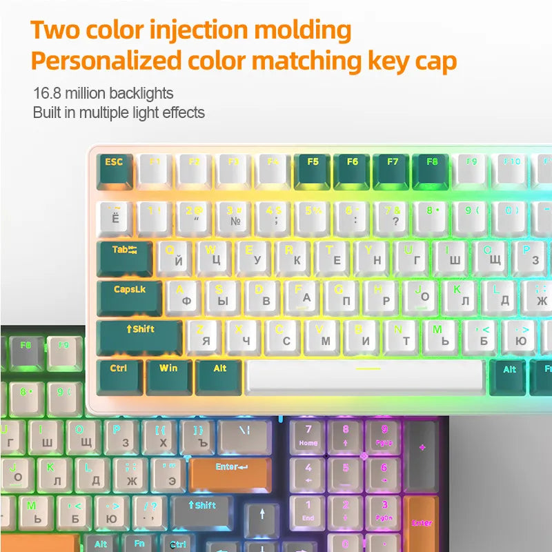 K6 Wireless Mechanical Keyboard - Versatile Backlit Design