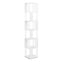 6-Layer Rotating Acrylic Bookshelf for Creative Spaces