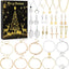 DIY creative children's bracelet jewelry 24-grid calendar Christmas holiday surprise blind box silver set - Korvel