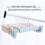 Non-Slip Plastic Clothes Rack Trouser Rack Skirt Clip Underwear Rack Frosted Drying Clothes Rack - Korvel