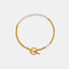 Elegant Freshwater Pearl and Titanium Steel Bracelet