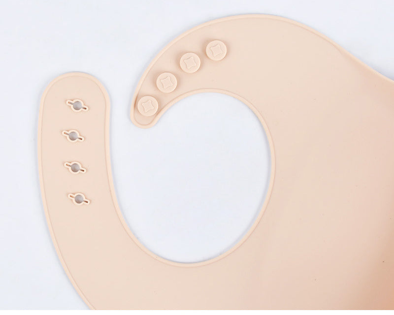 Baby silicone rice bag Baby rice bag bib Baby saliva towel waterproof mouth bag No wash and oil proof - Korvel