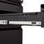 Locked three drawer storage mobile metal filing cabinet with pre installed wheels under the desk filing cabinet - Korvel