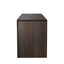 Meuble TV moderne marron avec éclairage LED - Assemblage rapide
