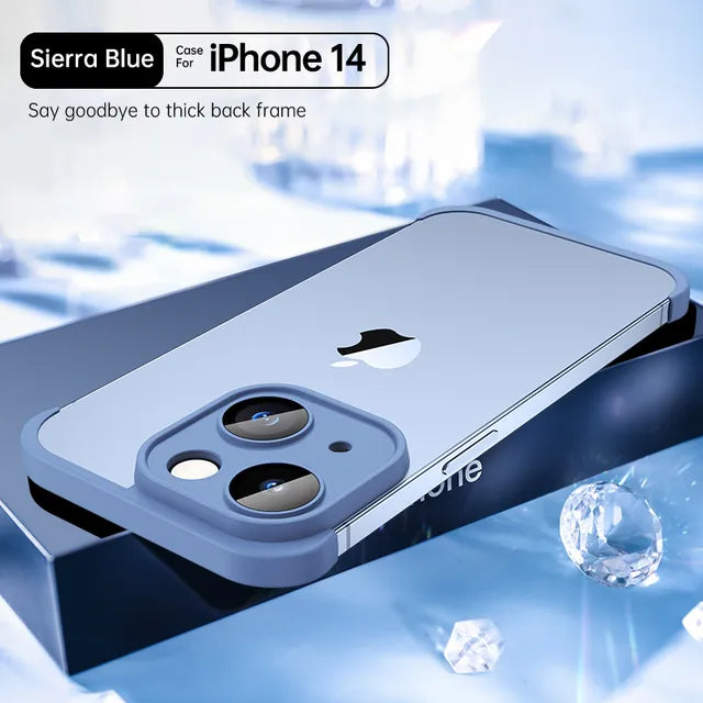 Luxury With Lens Protector Corner Pad Soft Silicone Case For iPhone 15 14 Pro Max Shockproof Phone Cover For iPhone 15 12 13 14 - Korvel