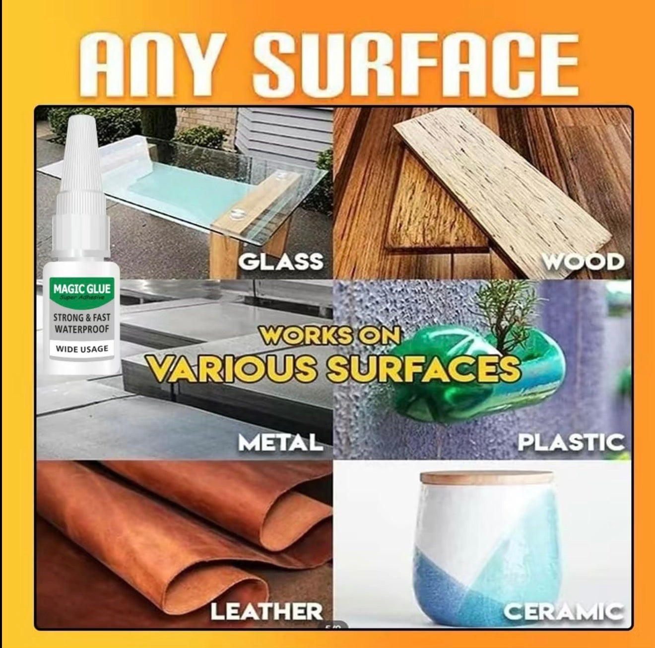 ForgeBond Magic Glue - Heavy-Duty Adhesive Gel