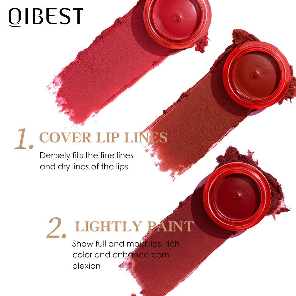 QIBEST Air Matte Lip Mud - Glase de Labios Waxy Suave