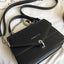 Chain PU Leather Detachable Shoulder Strap Handbag - Korvel