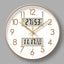 Horloge murale électronique avec calendrier 2025 - Design moderne