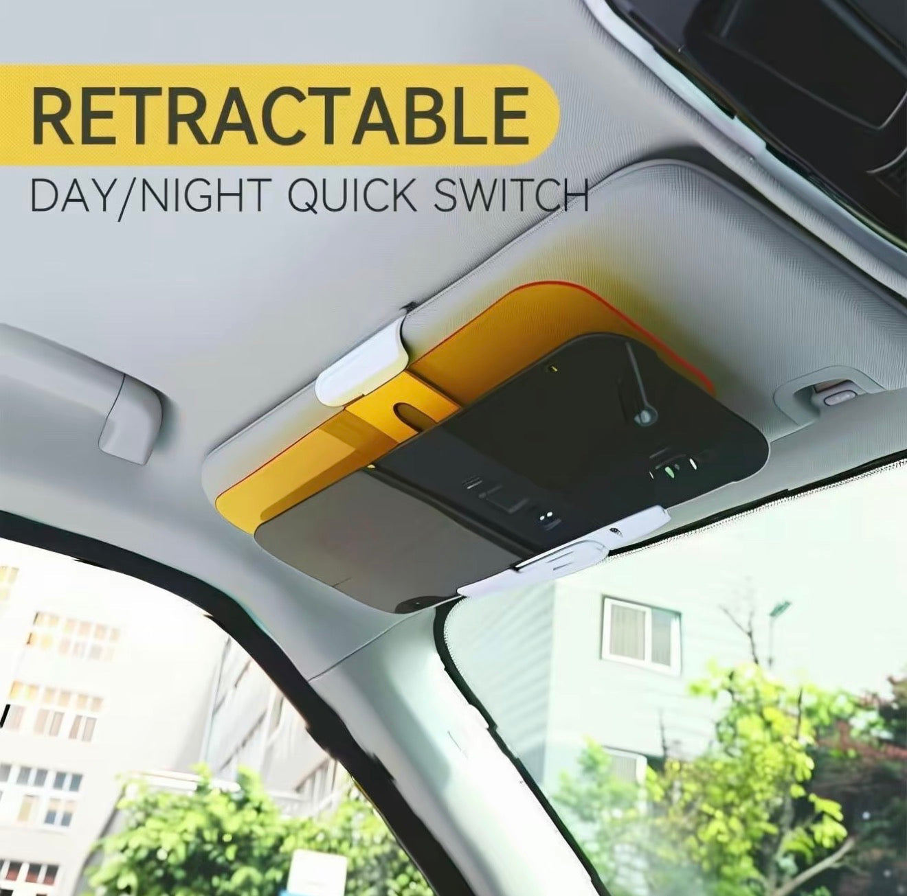 ClearDrive Anti-Glare Visor for Enhanced Driving Comfort