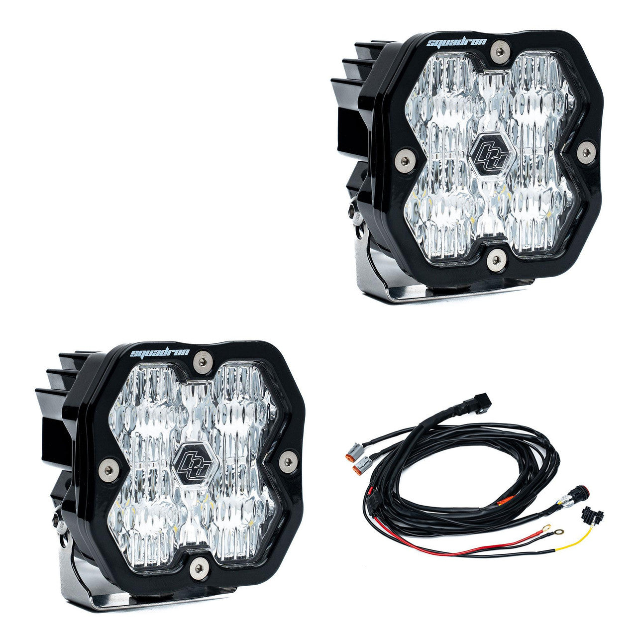 Baja Designs Squadron 2.0 Pro Black LED Light Pod Pair