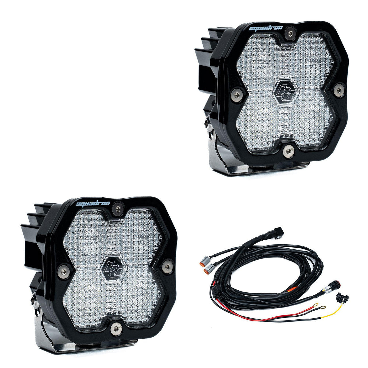 Baja Designs Squadron 2.0 Pro Black LED Light Pod Pair