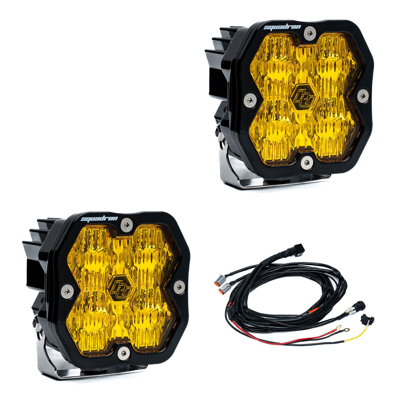 Baja Designs Squadron 2.0 Pro Black LED Light Pod Pair