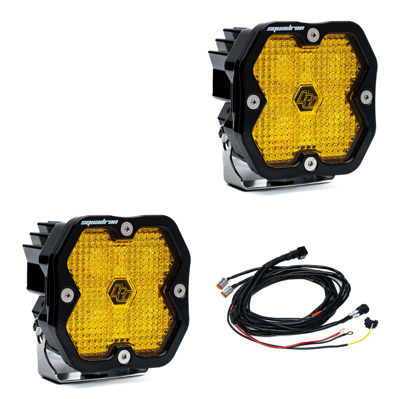 Baja Designs Squadron 2.0 Sport Black LED Light Pod Pair