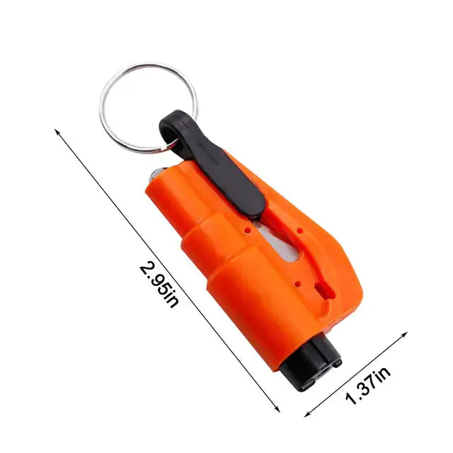 Marteau de sécurité pour voiture avec porte-clés - Outil d'urgence essentiel