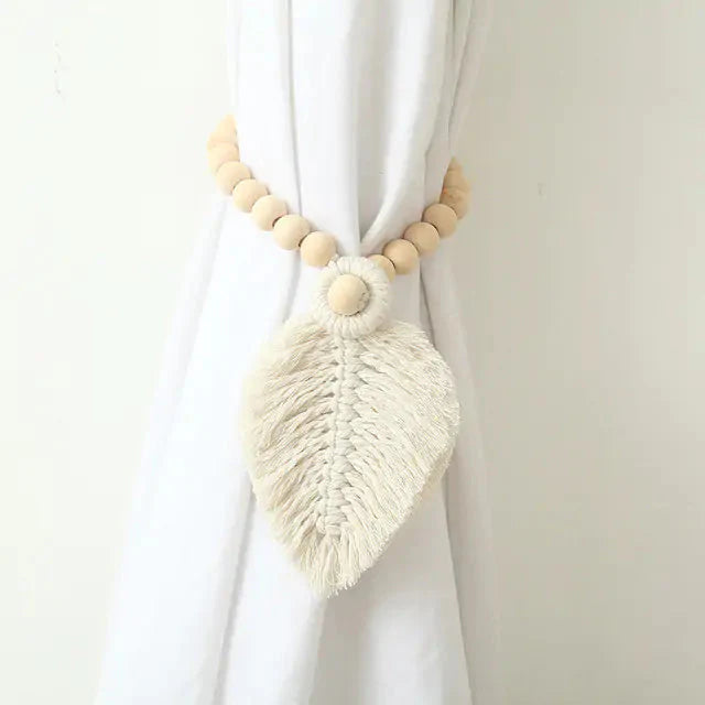 Cordon de rideau en macramé pour une décoration intérieure élégante