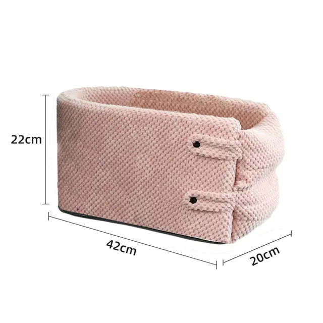 Cama Premium para Cachorros y Gatos para el Coche - Comodidad y Seguridad en Movimiento