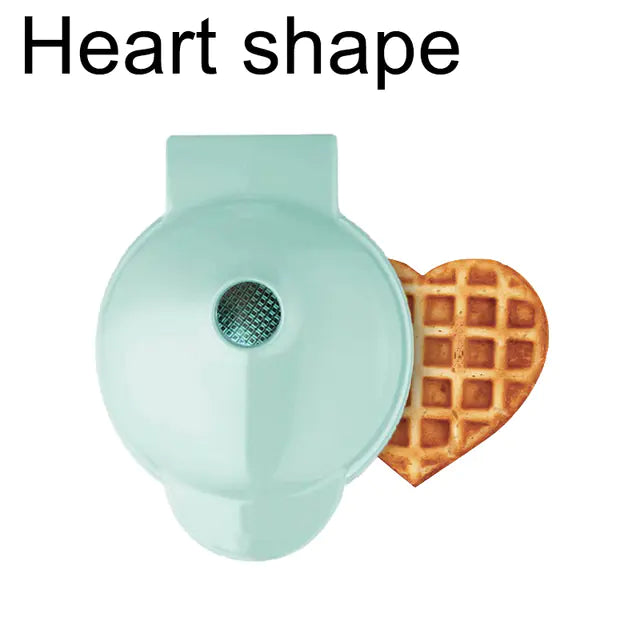 Mini Waffle Maker Eléctrico para Delicias Rápidas y Fáciles
