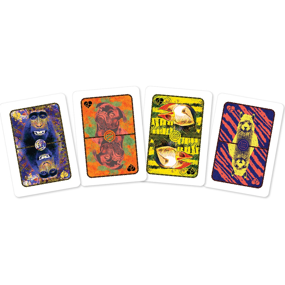 Bike Citizens - Tarjetas Reflectantes para Radios - Serie Animal (Juego de 4)