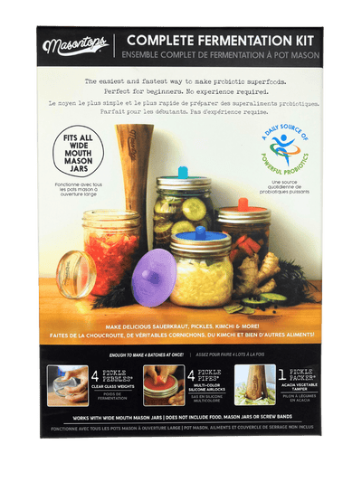Ultimate Fermentation Kit for Homemade Probiotics - Masontops - Korvel