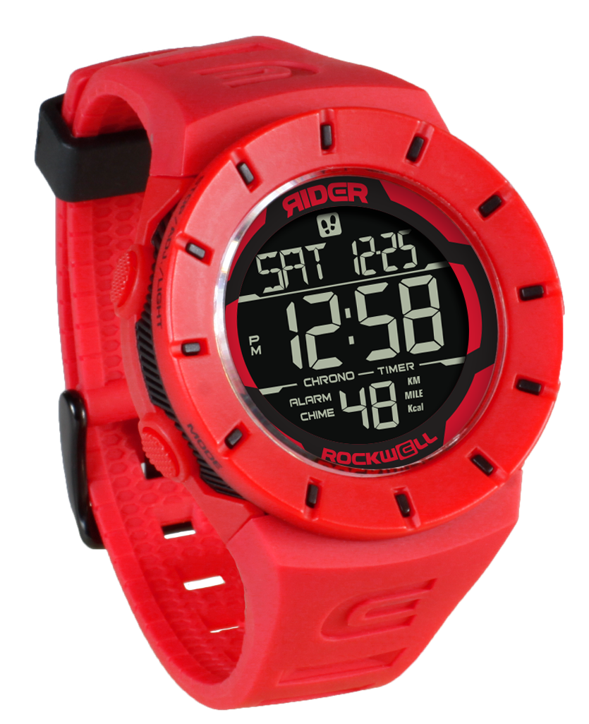 Coliseum Fit™ Forum Watch (Red/Black) - Unleash Your Inner Gladiator - Korvel