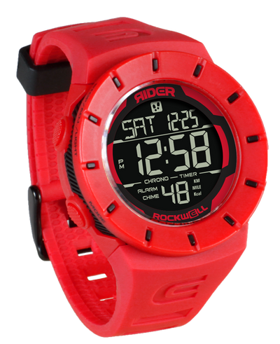 Coliseum Fit™ Forum Watch (Red/Black) - Unleash Your Inner Gladiator - Korvel